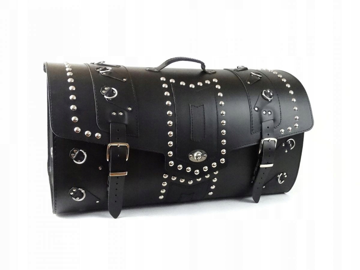 КОЖАНЫЙ ЧЕХОЛ 71 СМ ЗАКЛЕПКИ МОЛНИЯ ДЛЯ ДВУХ ШЛЕМОВ