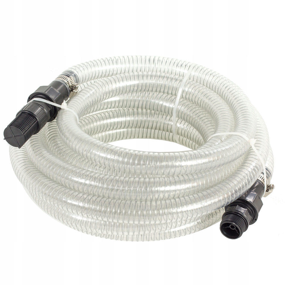 Wąż Ssący Z Zaworem Zwrotnym Do Pomp Wodnych 7 Metrów Nac Ze Złączem 1"