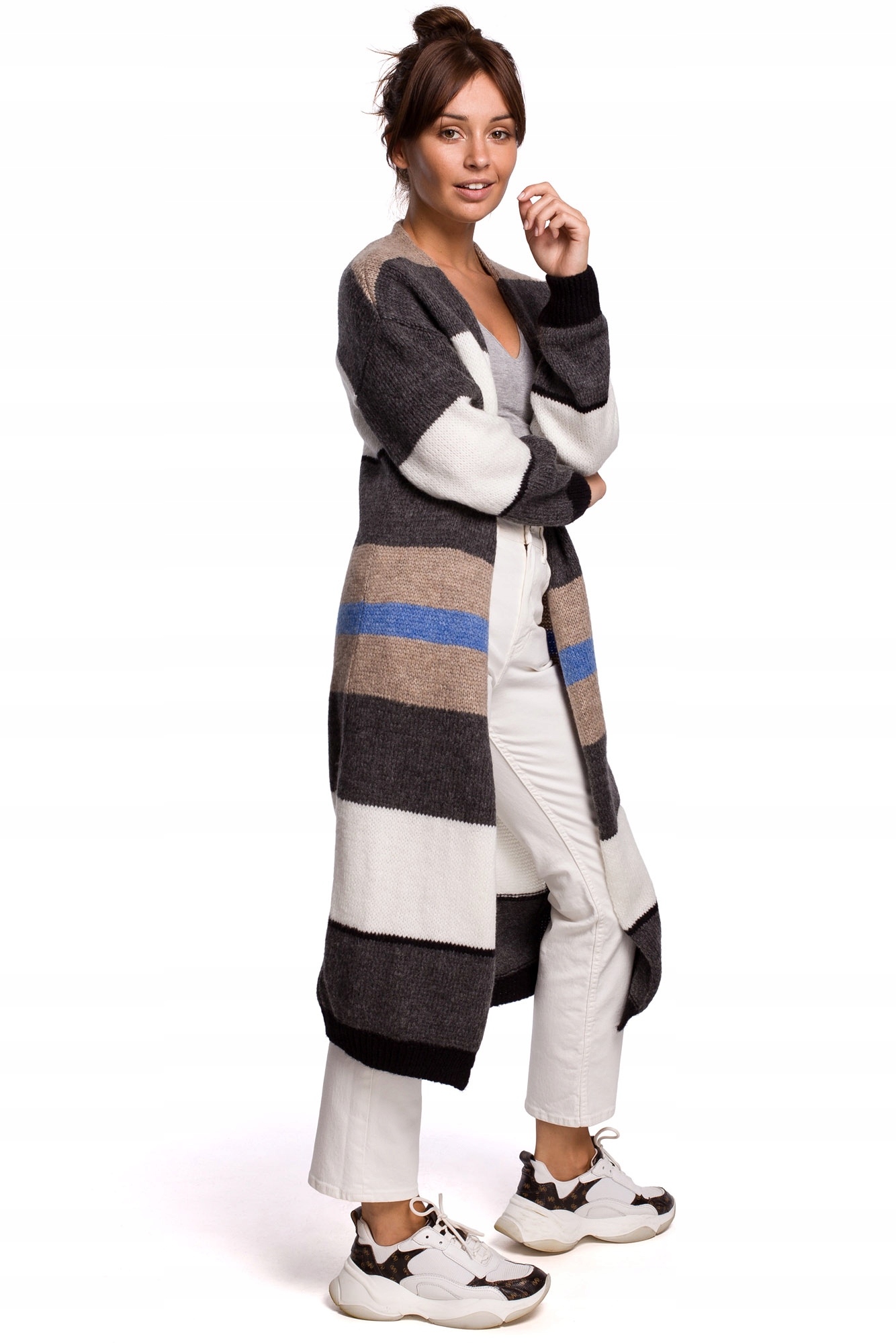 

BK055 Kardigan W Pasy Model 1 [L/XL] Be Knit