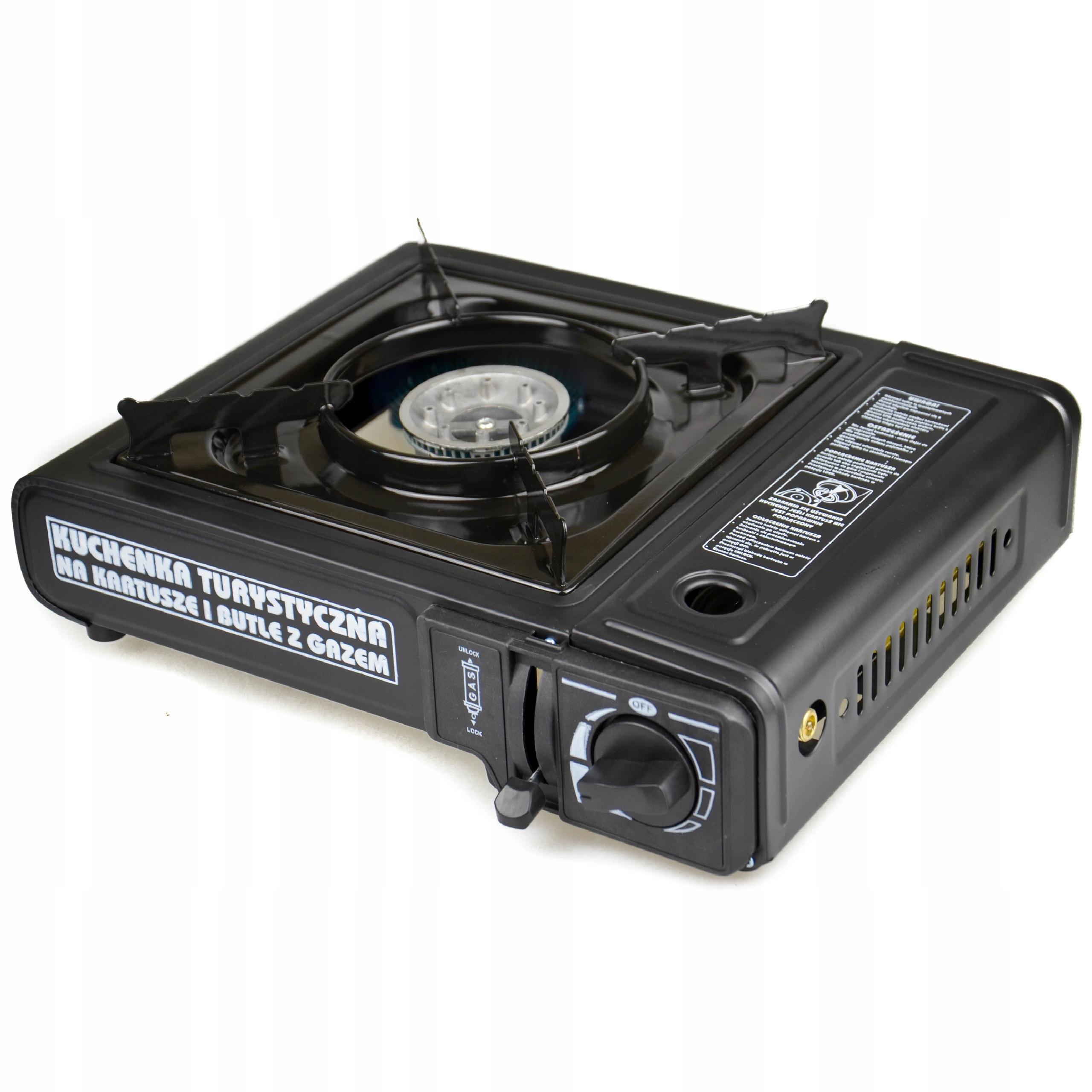 Turistický plynový vařič 2v1