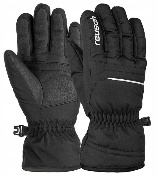 Rękawice narciarskie Reusch Alan Junior black/white S 5