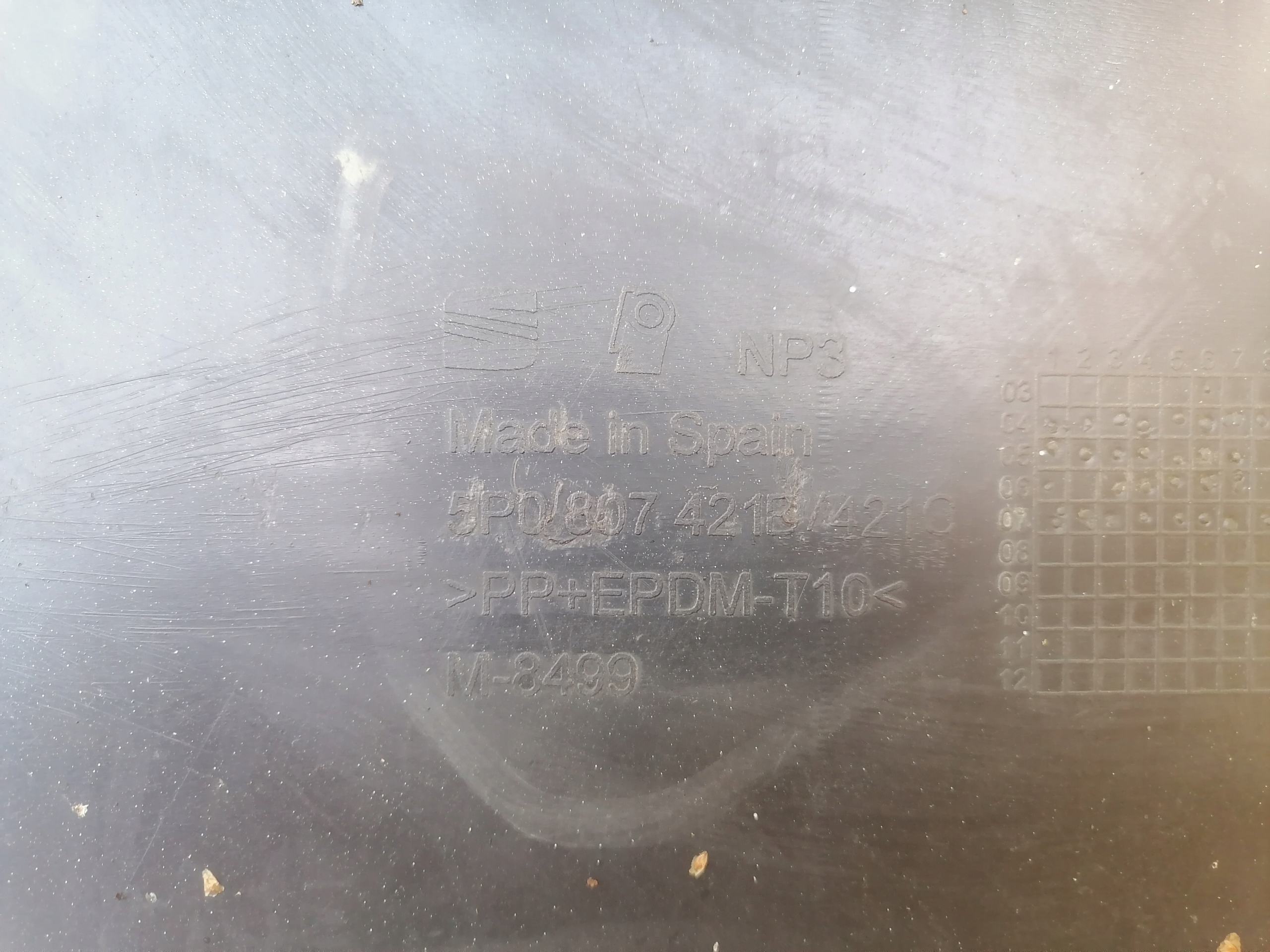 STOSSSTANGE HECK SEAT ALTEA 5P0807421B