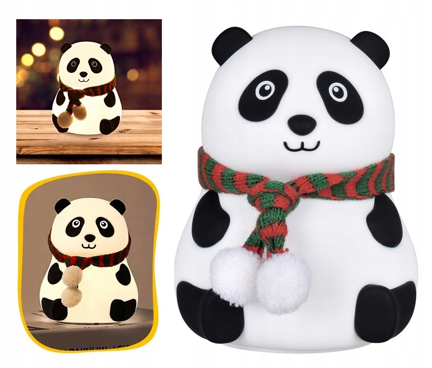 

Panda Piękna Ledowa Lampka Nocna Zmieniająca Kolor