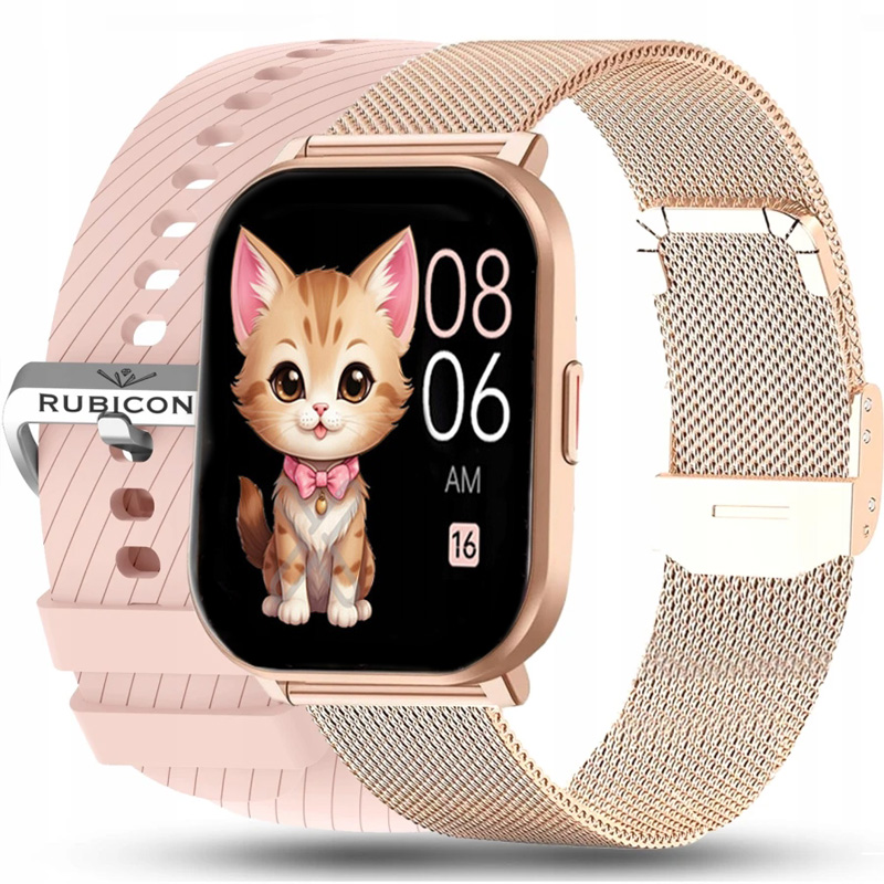 Zegarek Smartwatch dziewczęcy Rubicon Z Rozmowami
