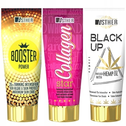 Kosmetyki do opalania Asther Tuby + 1 GRATIS