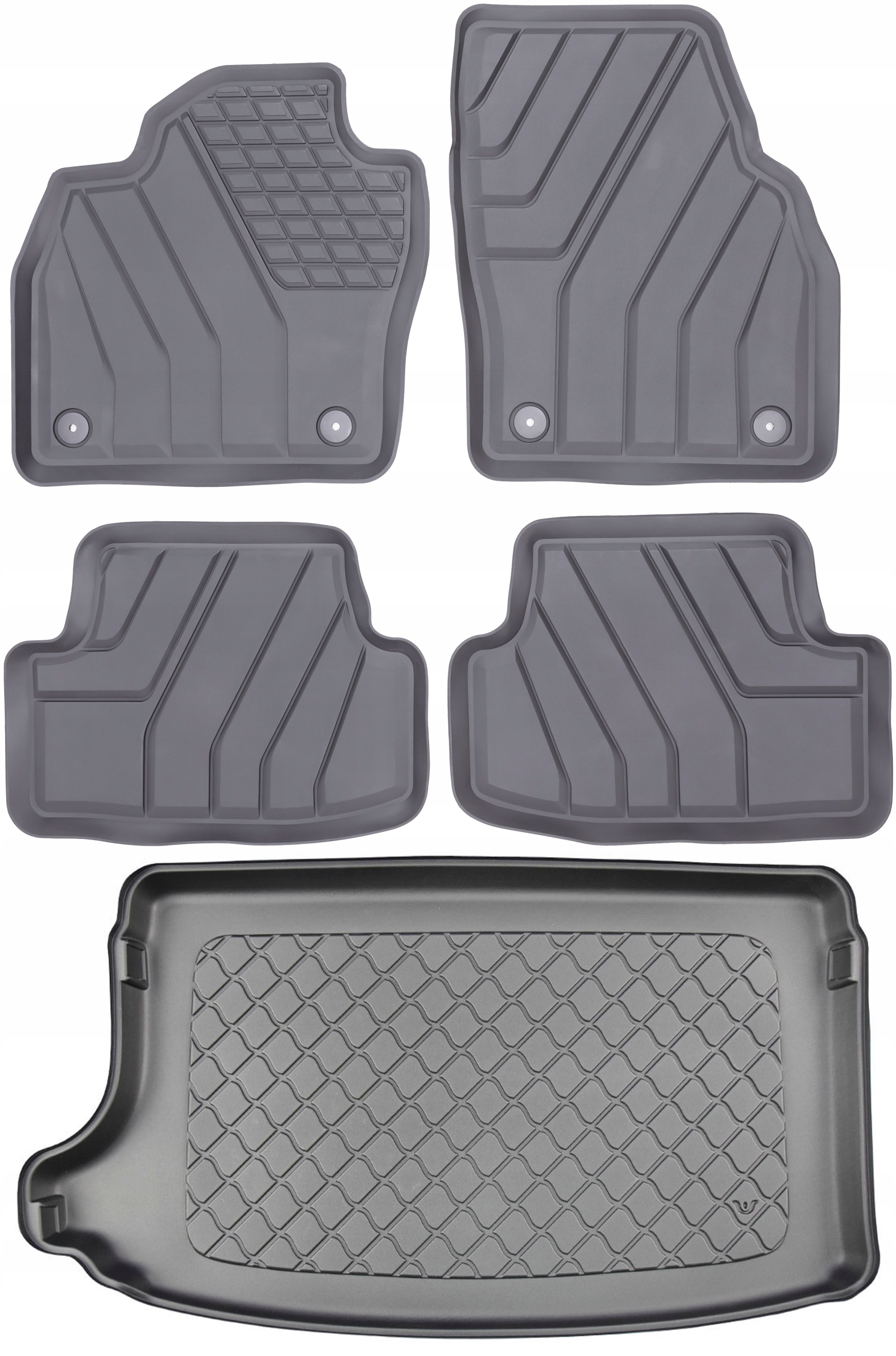 Volkswagen T-Cross Suv 5D 2019- Sada Gumové rohože rohož