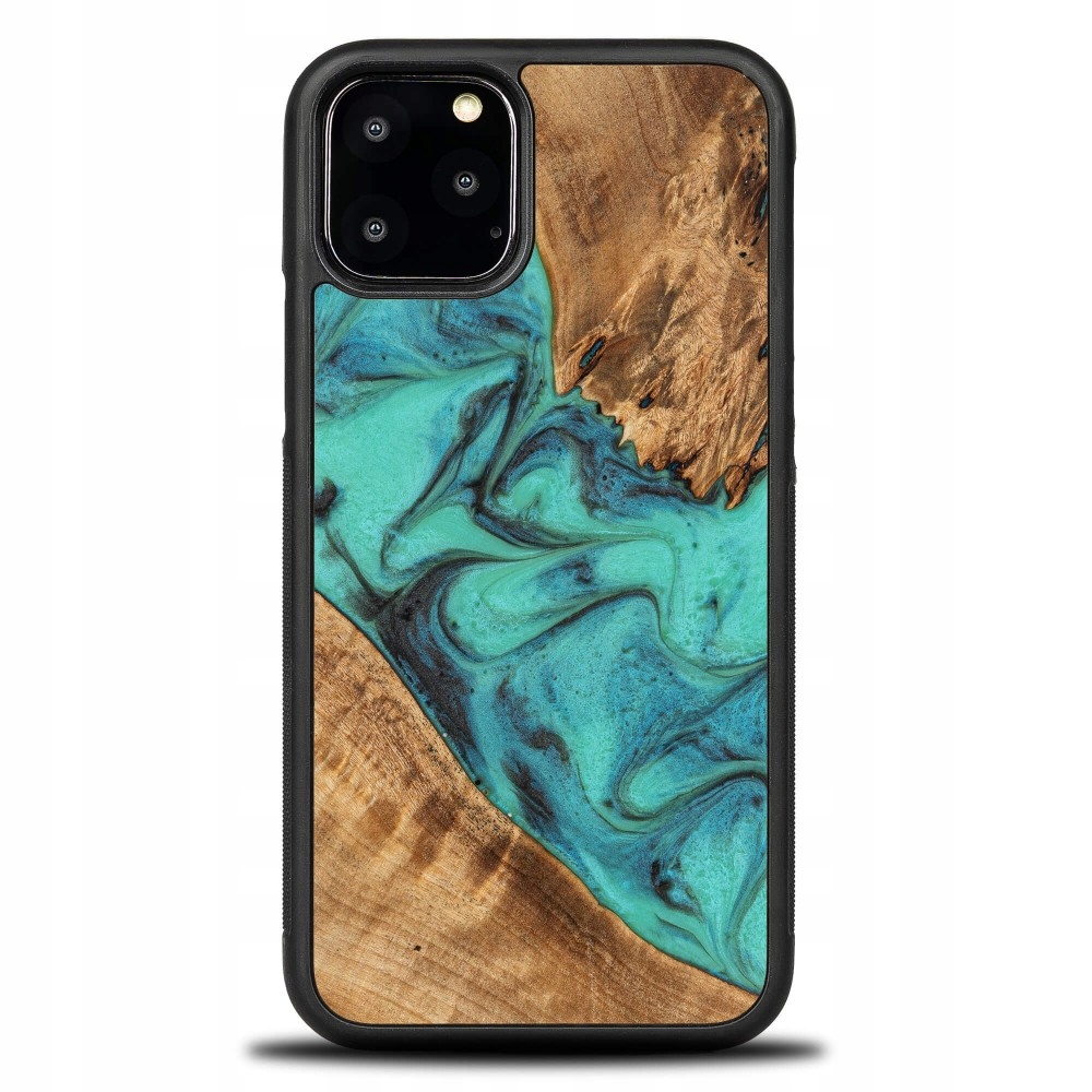 Pouzdro Bewood Unique pro iPhone 11 Pro tyrkysové