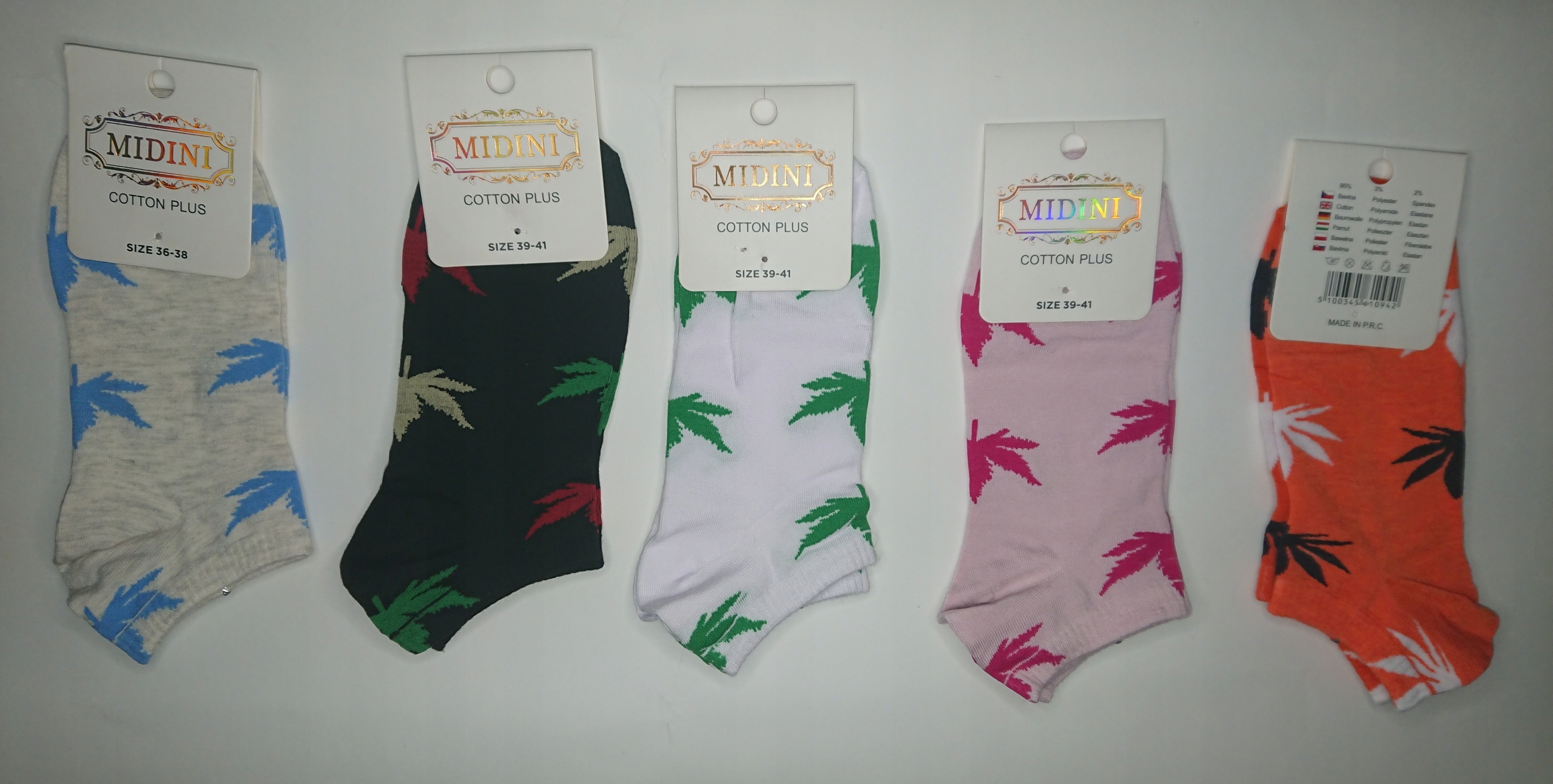 

Skarpetki Stópki Damskie Ganja Roz 36-38 Zioło Cbd