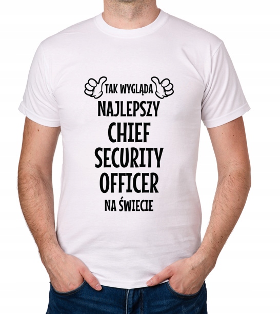 

koszulka Najlepszy Chief Security Officer prezent