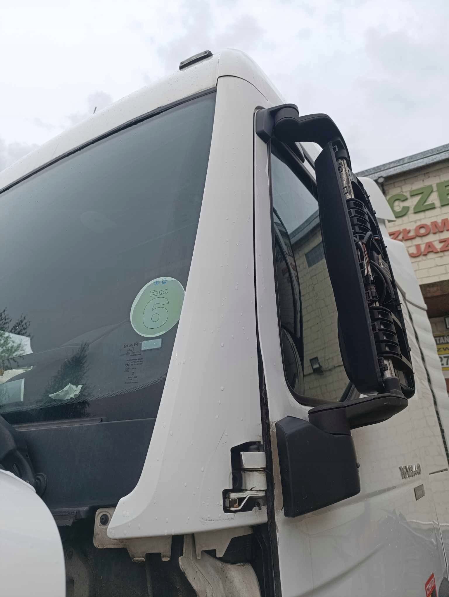 LEWA NAKŁADKA OSŁONA SŁUPKA MAN TGX XLX EURO 6