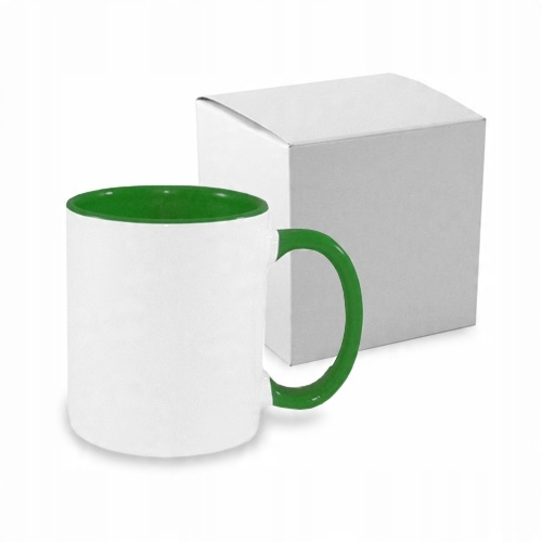 

Kubek 330ml Funny ciemnozielony Sublimacja