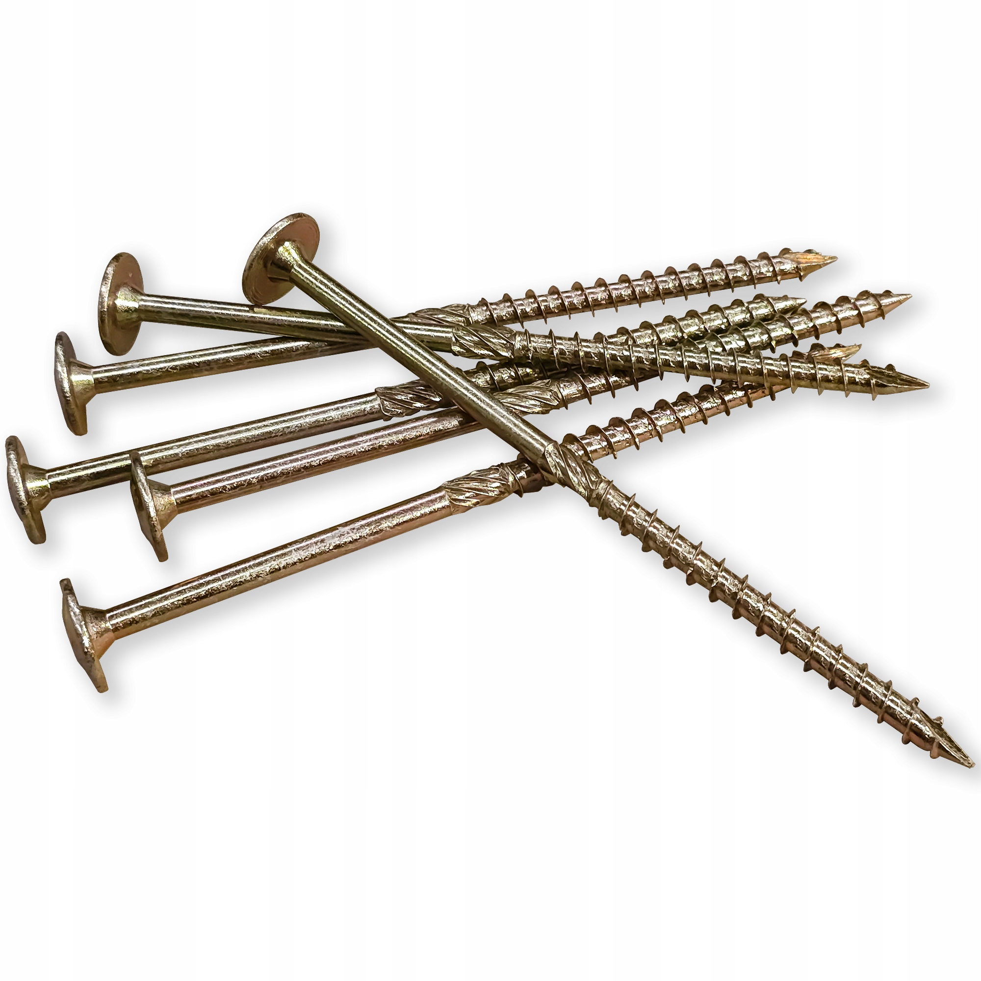 Tesařské vruty s talířovou hlavou pro dřevo 8x400 mm Ct 50 Ks.