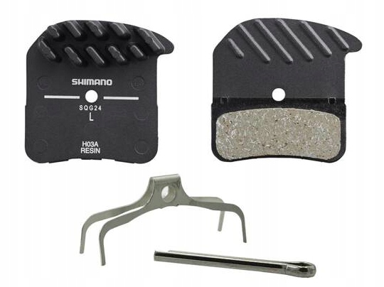 Brzdové destičky Shimano H03A-RF pryskyřičné s chladičem