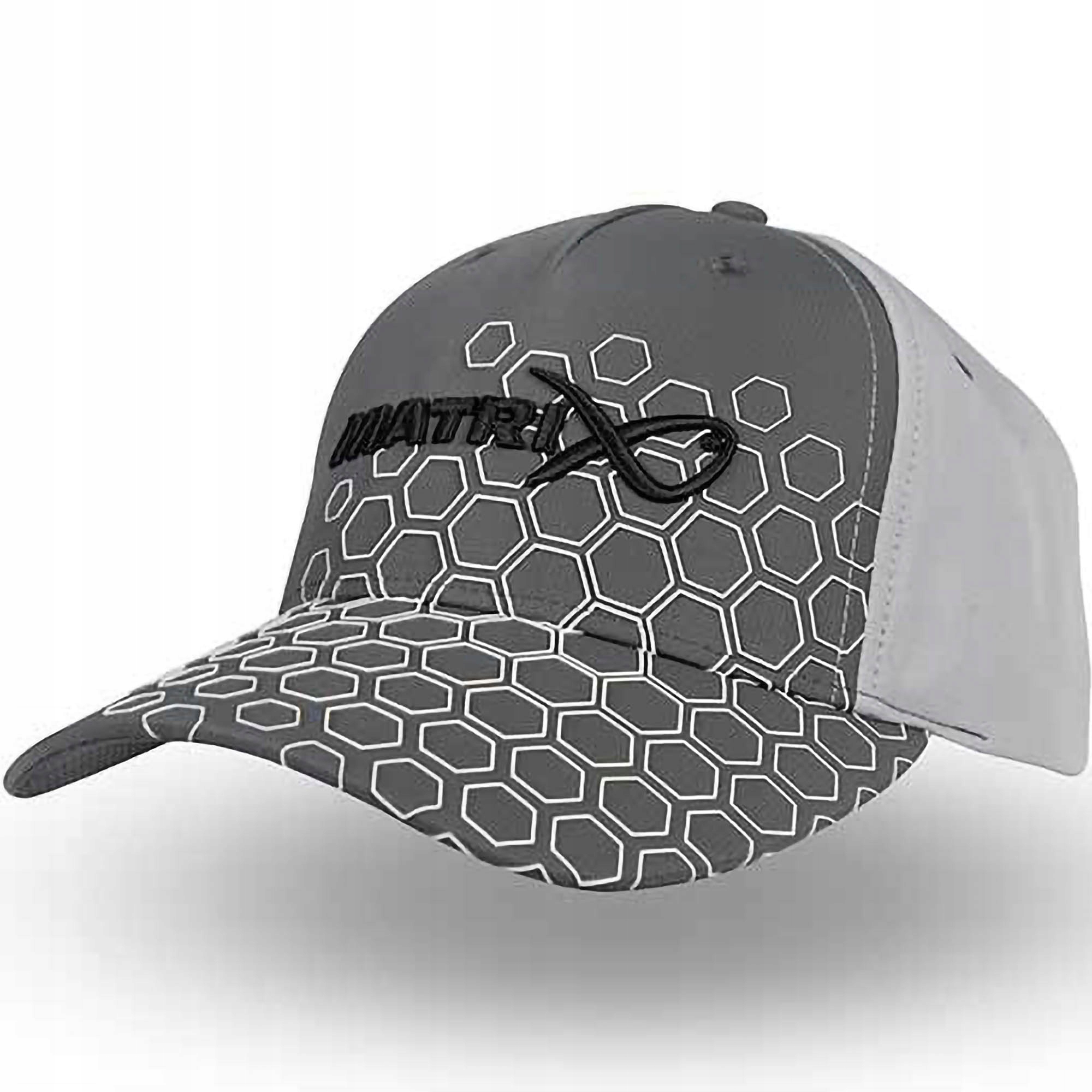 Czapka Matrix Hex Print Baseball Cap Grey