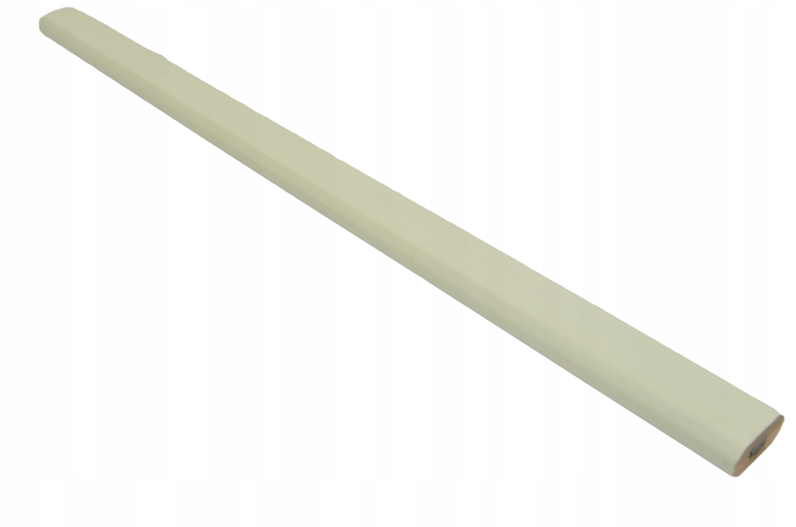 

Ołówek Stolarski Prostokątny Biały Budowlany 250mm