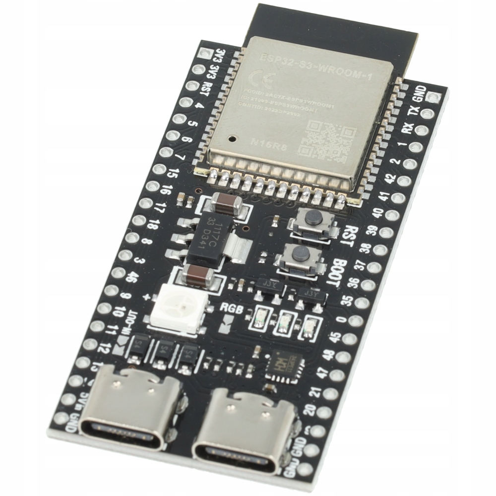 Esp32 S3 Devkit Wifi Ble 5.0 Moduł Płytka Rozwojowa IoT Bluetooth microSD