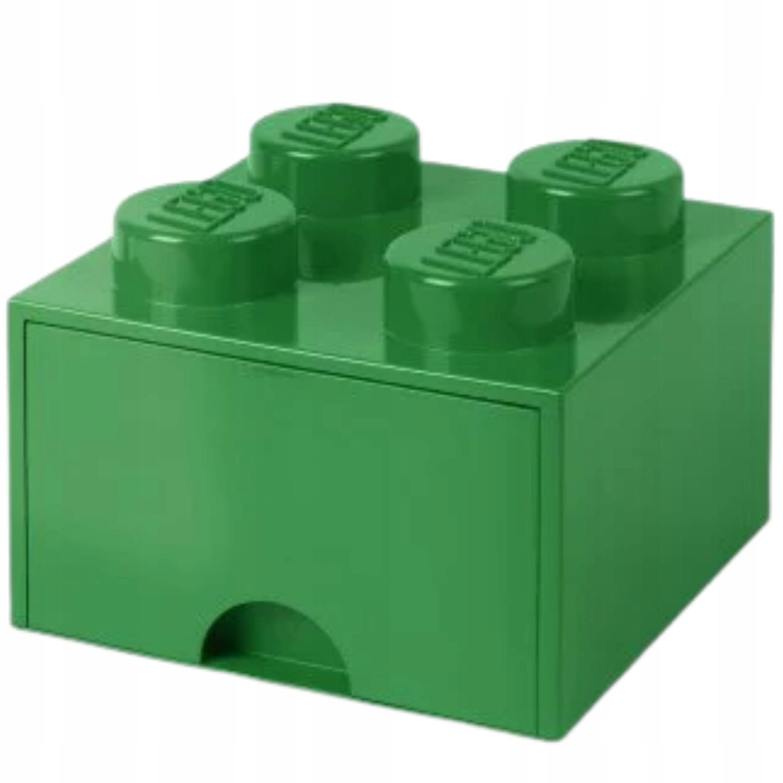 Kontejner na kostky Lego Brick 4 rozměry 250 x 250 x 180 mm, barva zelená