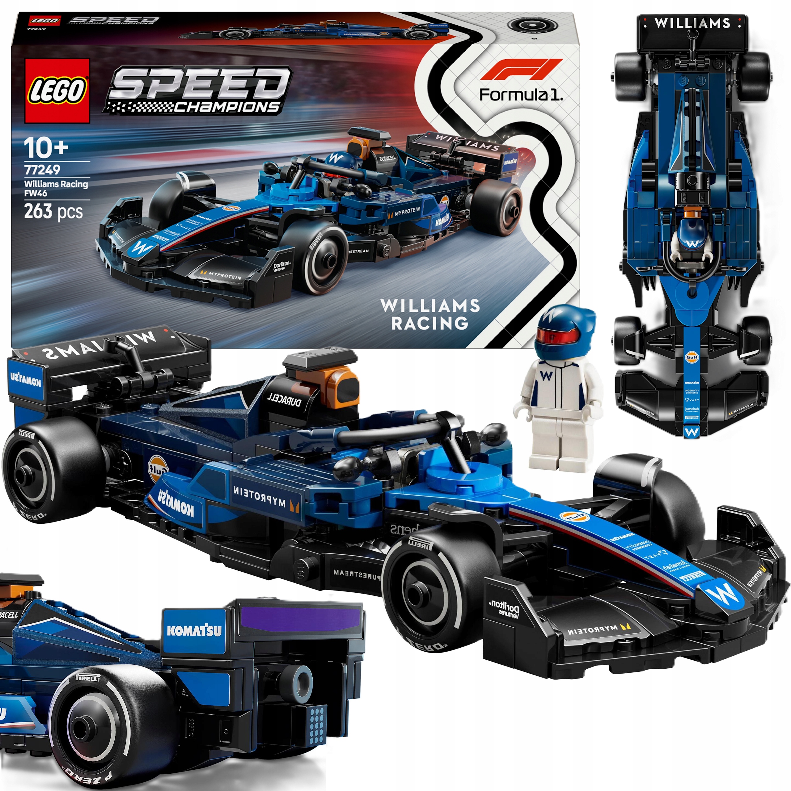 Klocki Lego 77249 Speed Champions Bolid F1 Wiliams Racing FW46