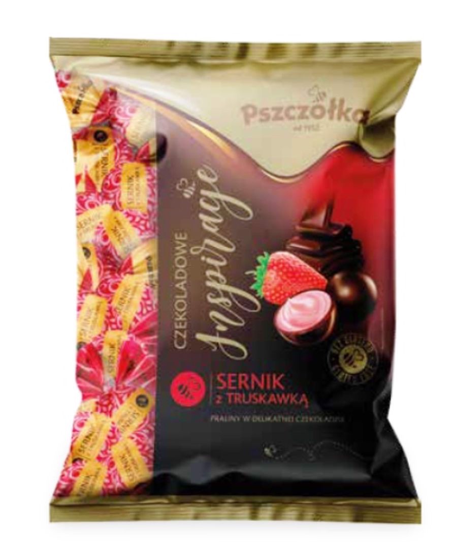 Levně Pszczółka Čokoládové inspirace Sýrník s jahodou 1 kg