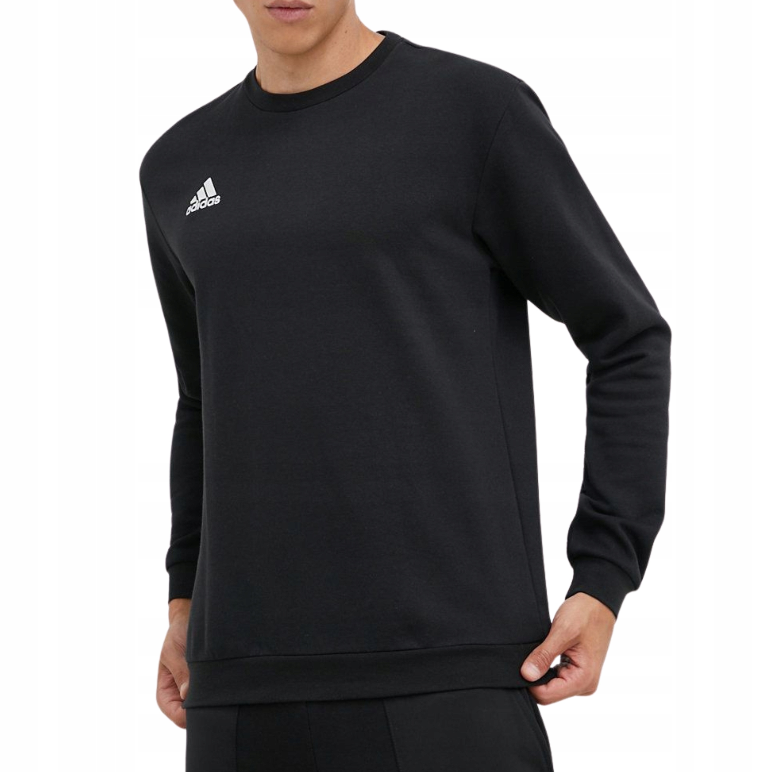 Pánská Mikina Adidas Bez Kapuce Bavlněná Přes Hlavu, Klasická