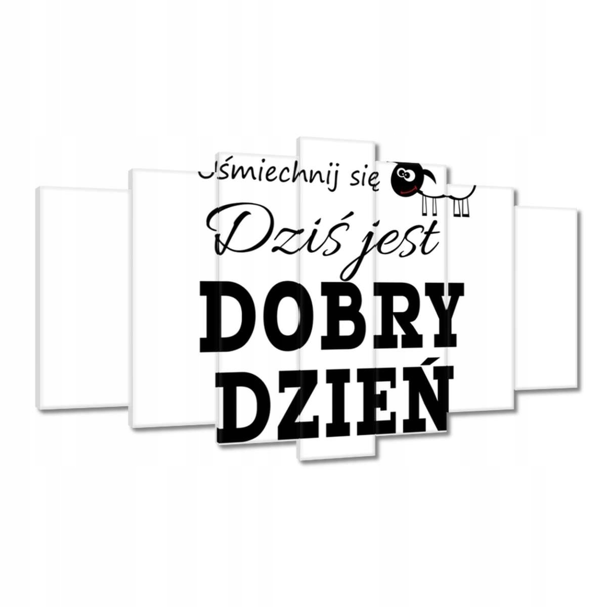 Obrazy 140x80 Úsměv Dobrý den