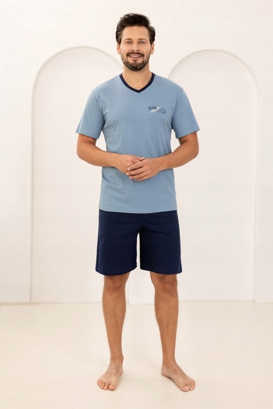 Pánské Pyžamo 504/XL, Modré