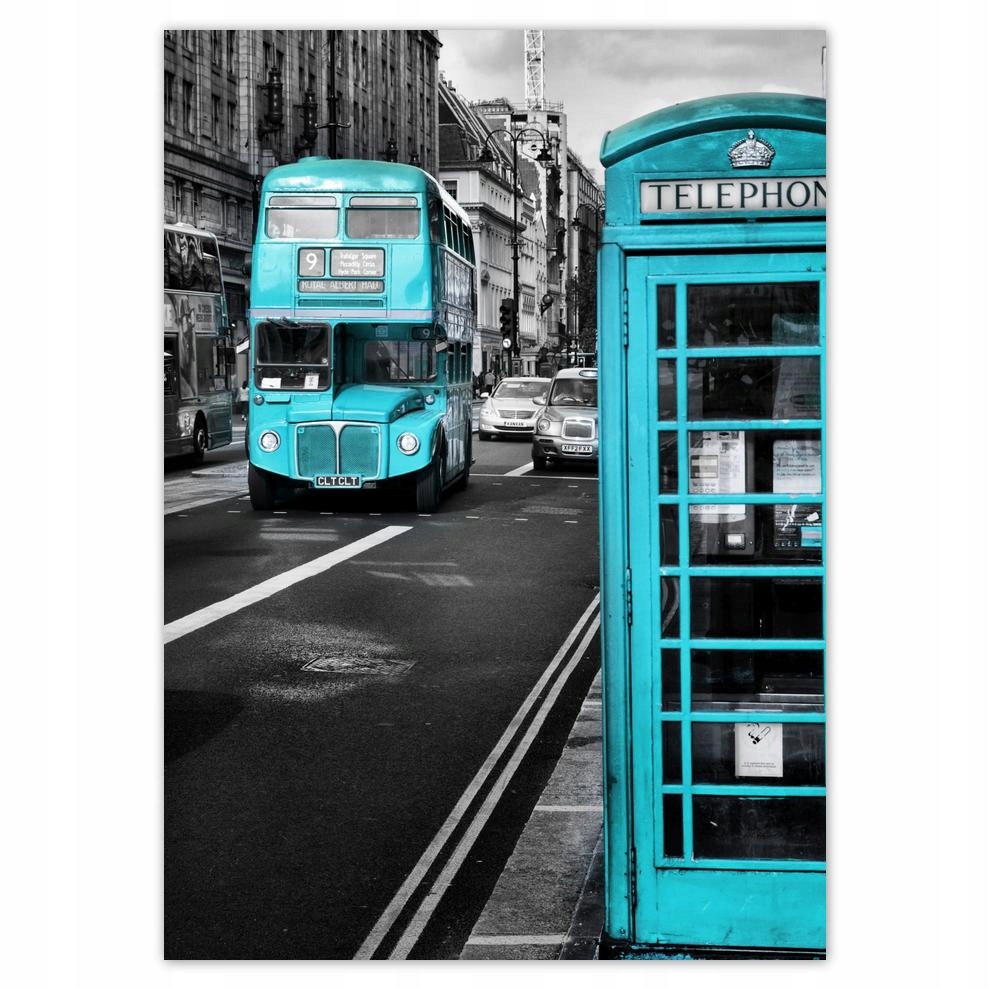 

Plakaty 50x70 Turkusowa budka Lol