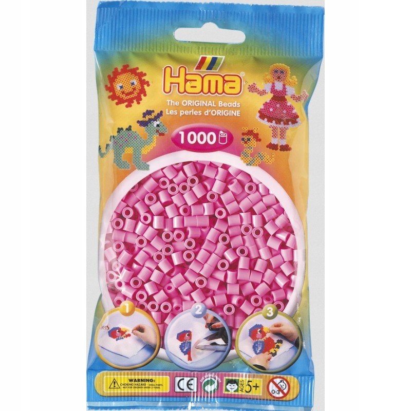 

Hama 207-48, róż pastel, 1000 sztuk