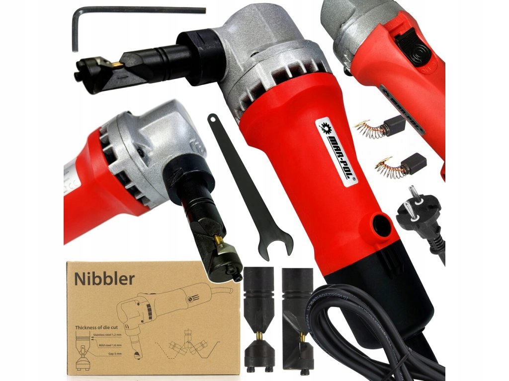 Elektryczne Nożyce Do Cięcia Blachy 550W Mar-pol Nibler