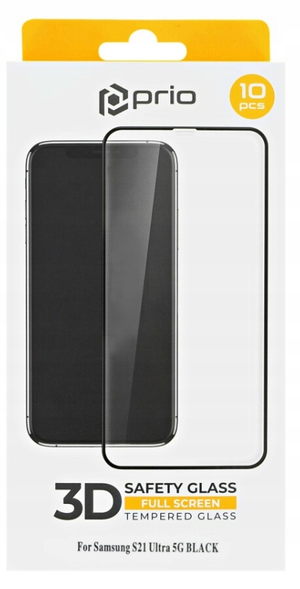 10 kusů Tvrzené Sklo 3D pro Samsung S21 Ultra 5G