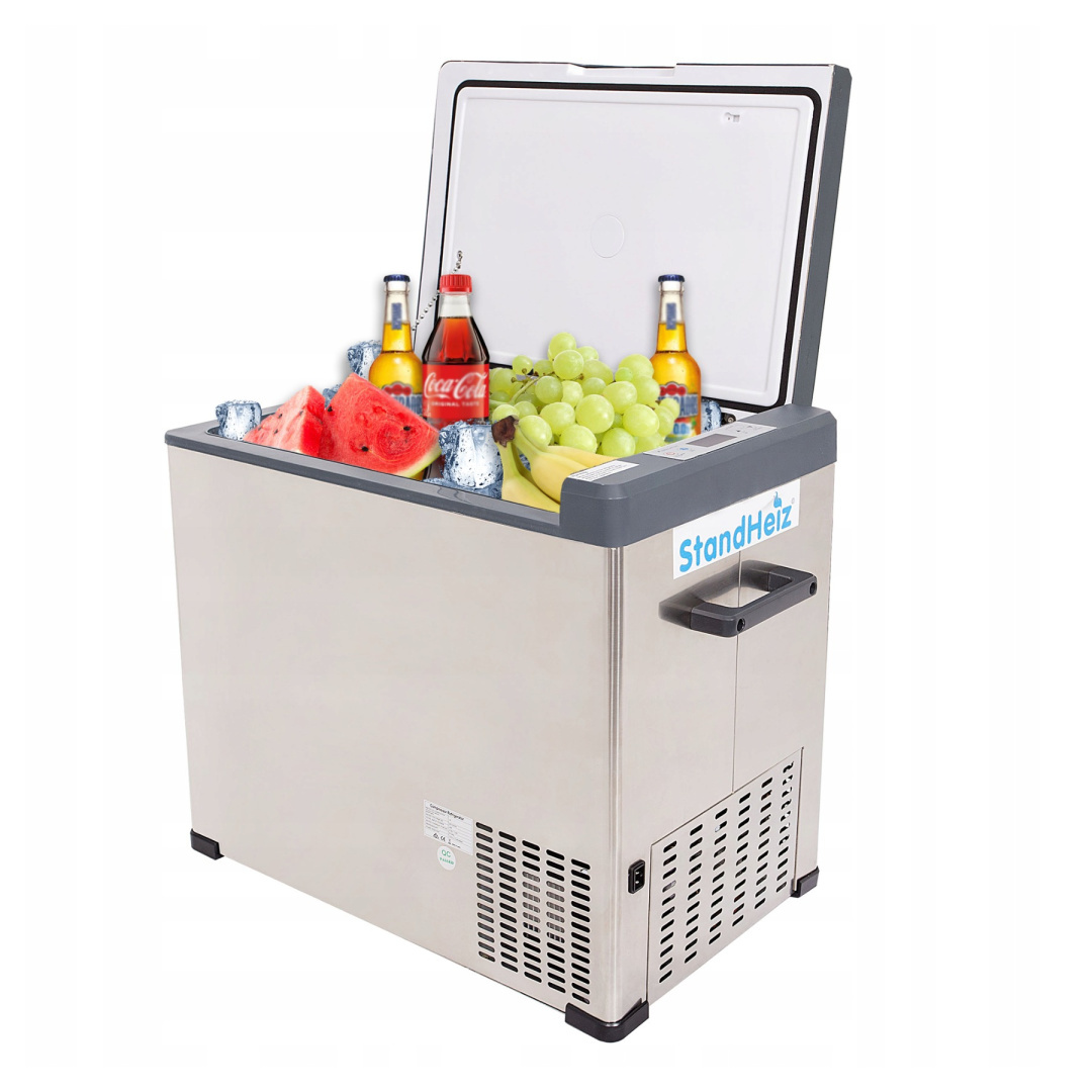 Turistická Chladnička Přenosná Kompresorová 50L Obytný Vůz 12V24V 230V Standheiz