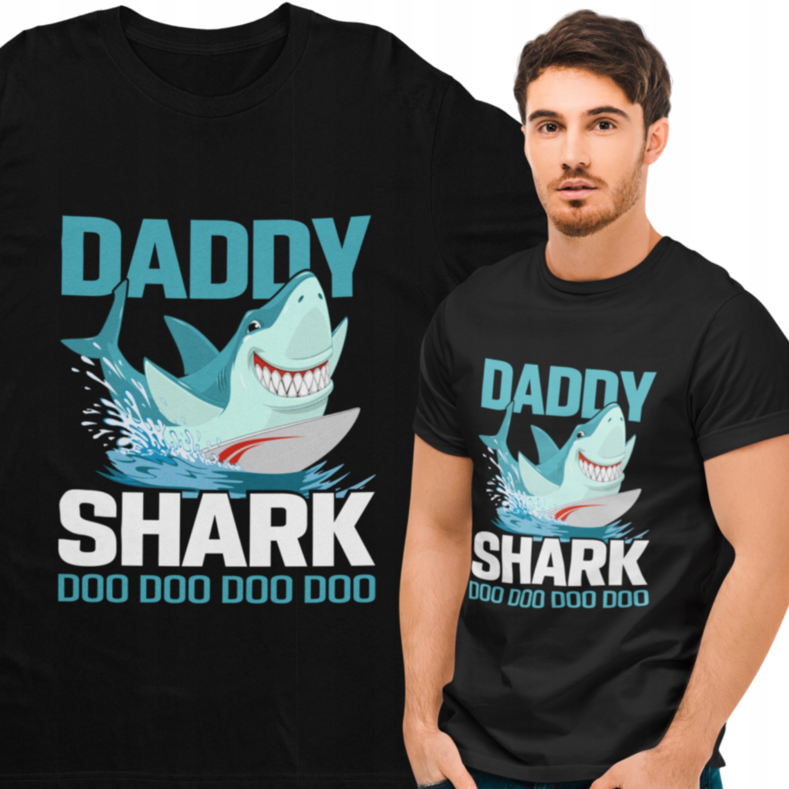 

Koszulka Upominek Na Dzień Ojca Daddy Shark Tata