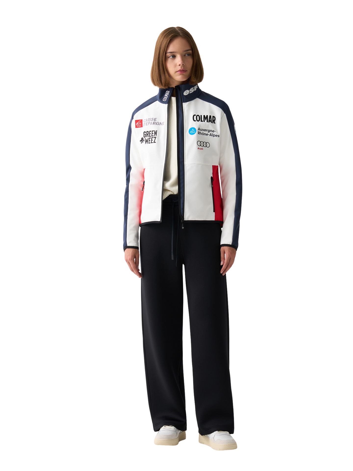 Dámská bunda Colmar Replica Softshell Jacket White Navy Bright Red M