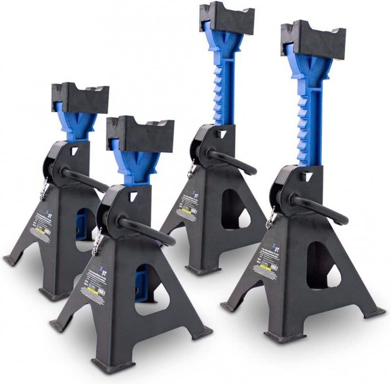 PODPORY KOBYŁKI WARSZTATOWE SAMOCHODOWE Z BLOKADĄ REGULOWANE 4 SZTUKI 3T