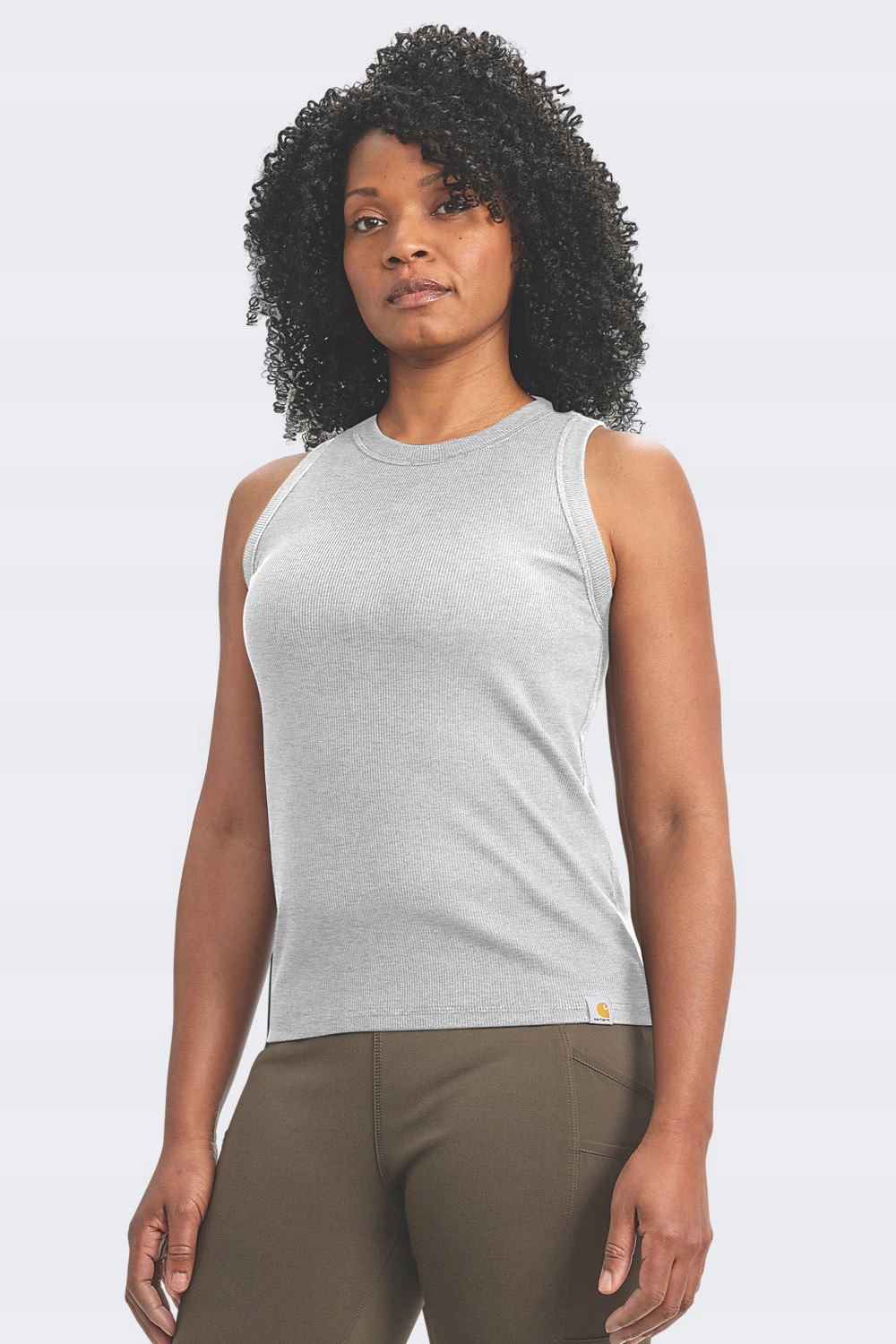 Tričko Carhartt Tencel Fiber Tank Heather Gray