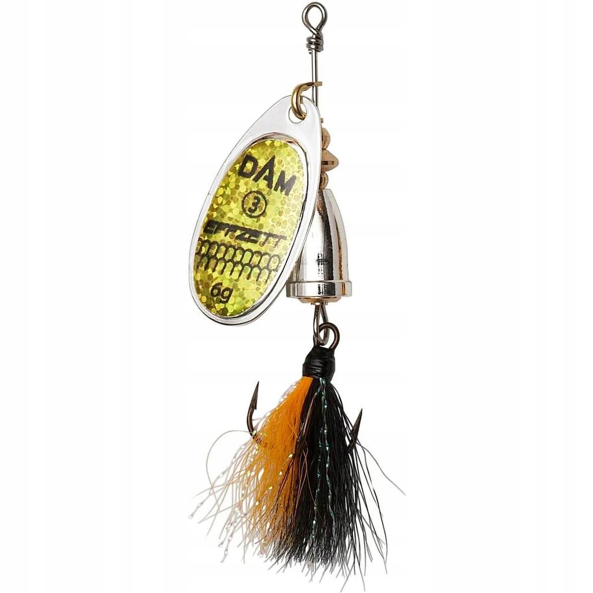 Błystka Obrotowa Dam Executor Dressed Spinner Nr 3 6g S Blacky
