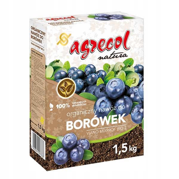 

Nawóz do borówek naturalny organiczny 1,5kg