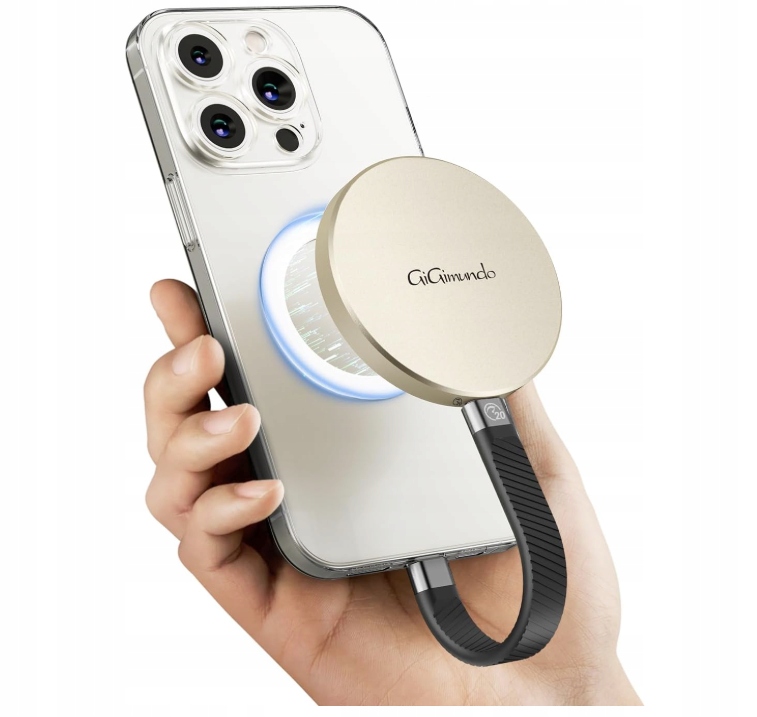 GiGimundo GQ20 Ultra-cienki magnetyczny przenośny dysk Ssd Usb-c 512 Gb