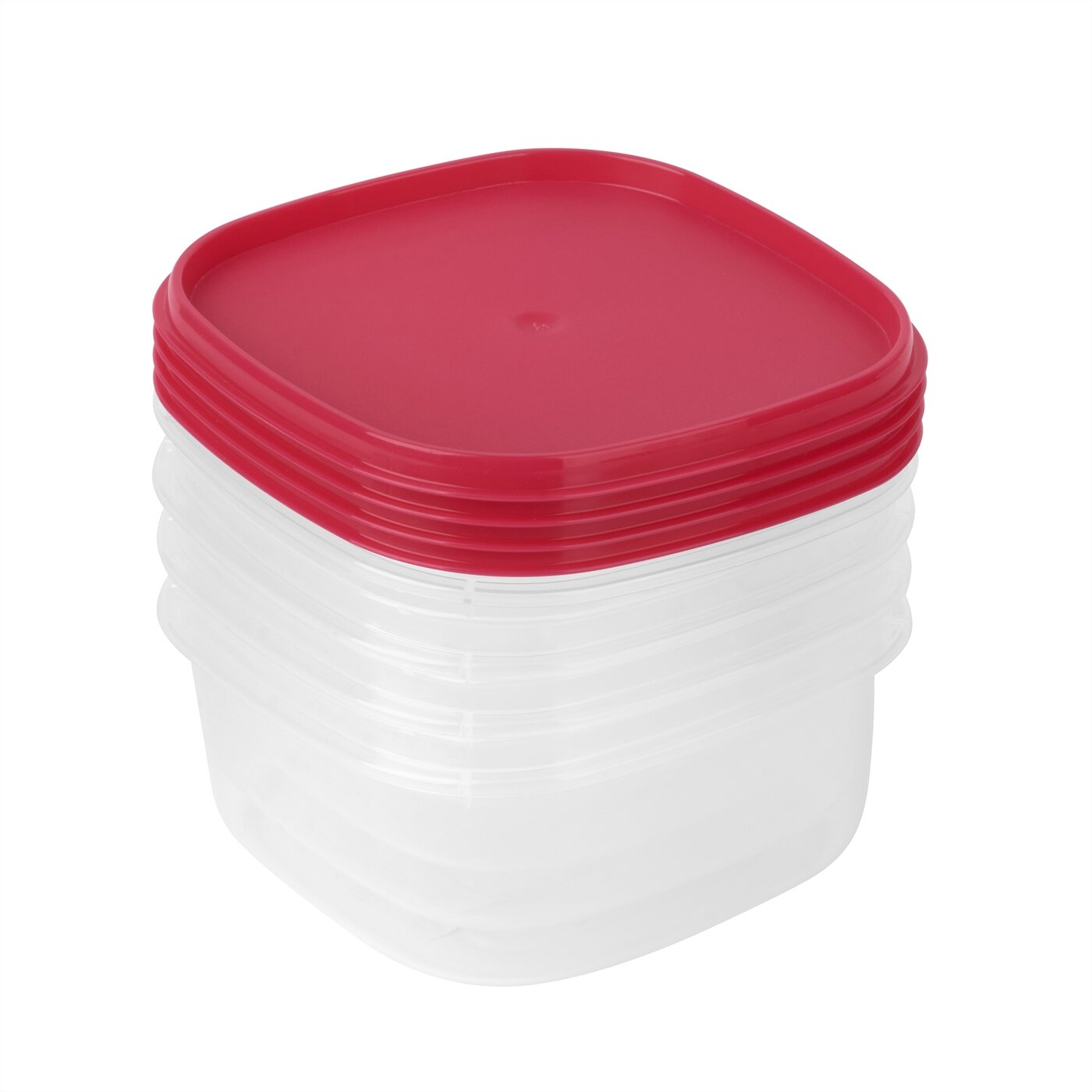 

Komplet 4 pojemników na żywność 350 ml mix kolorów