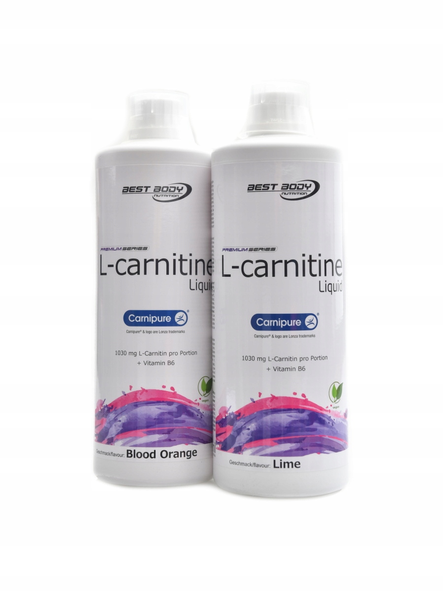 Best body nutrition L-Carnitine liquid 2 x 1000 ml krvavý pomeranč Duopack