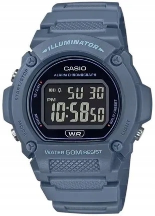 Pánské Hodinky Casio W-219HC-2BVDF Box Gravírování