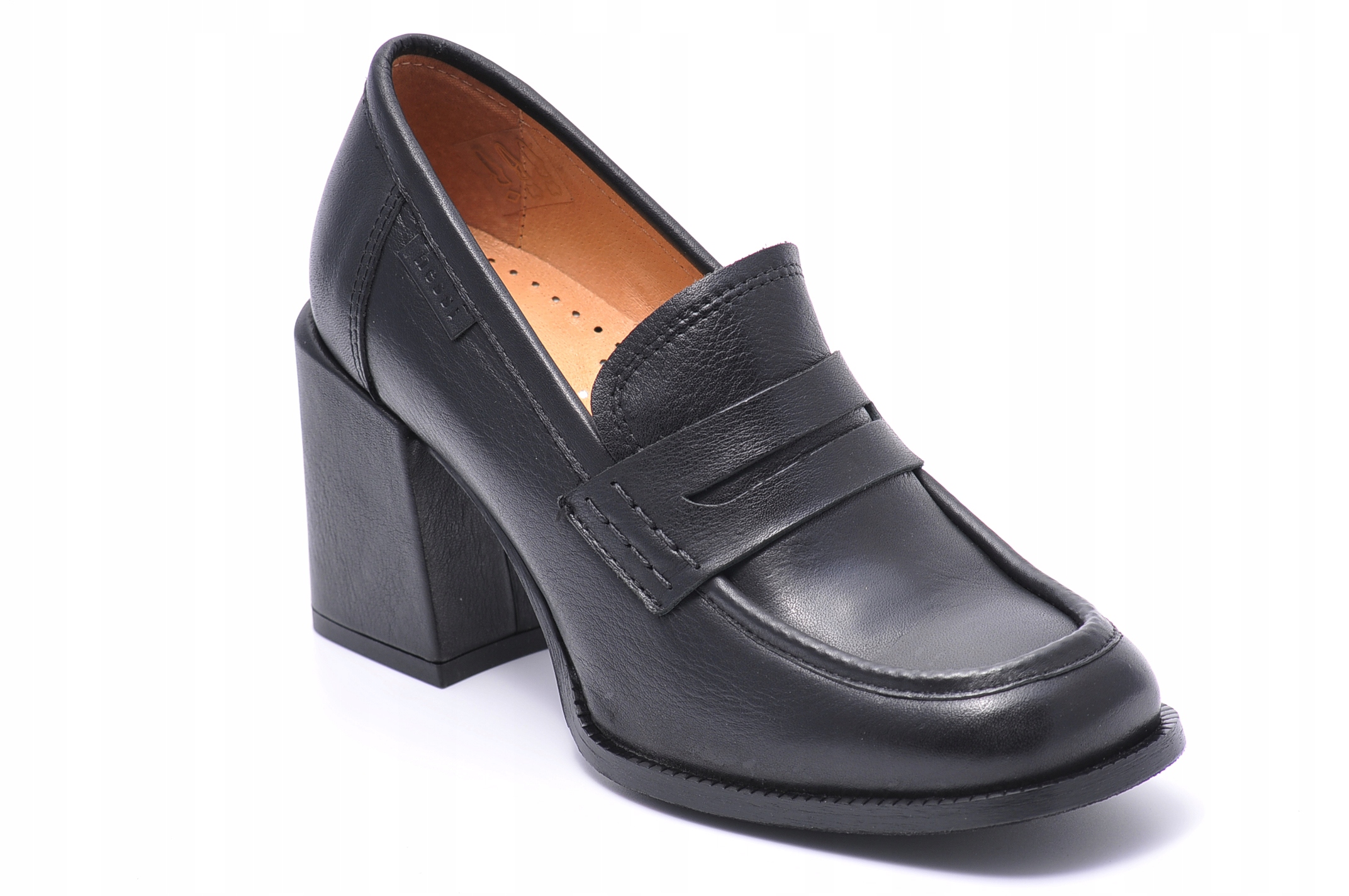 Mokasíny Nessi 23434 Černé Hladká kůže Velikost 39