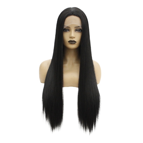 Paruka Lace Front černá 40/55/80 cm čepička Bonus