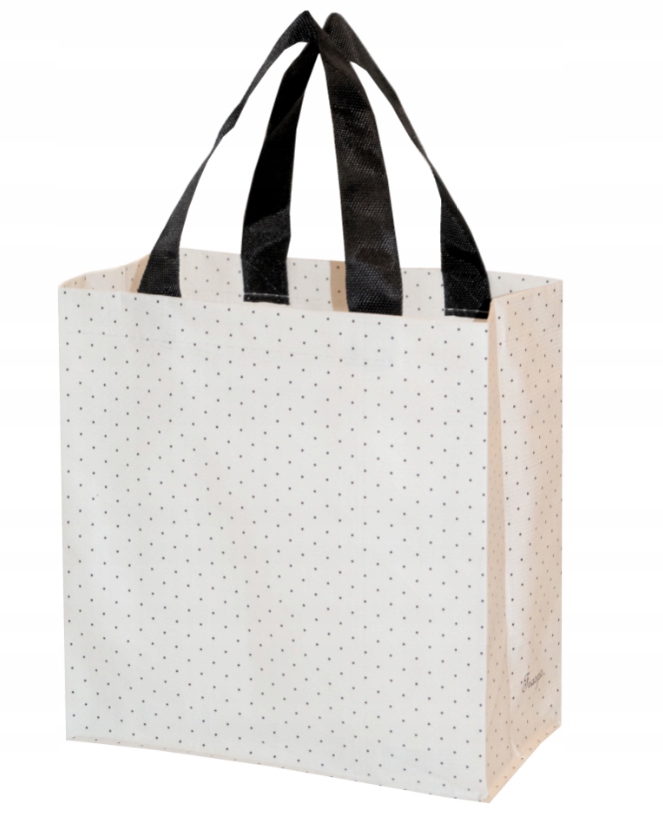 

Torebki na zakupy eko 26x15x27 pakowne kropki