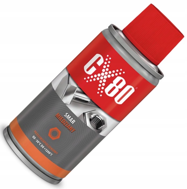 

Smar Miedziany Spray CX80 150ml Zapieczone Gwinty
