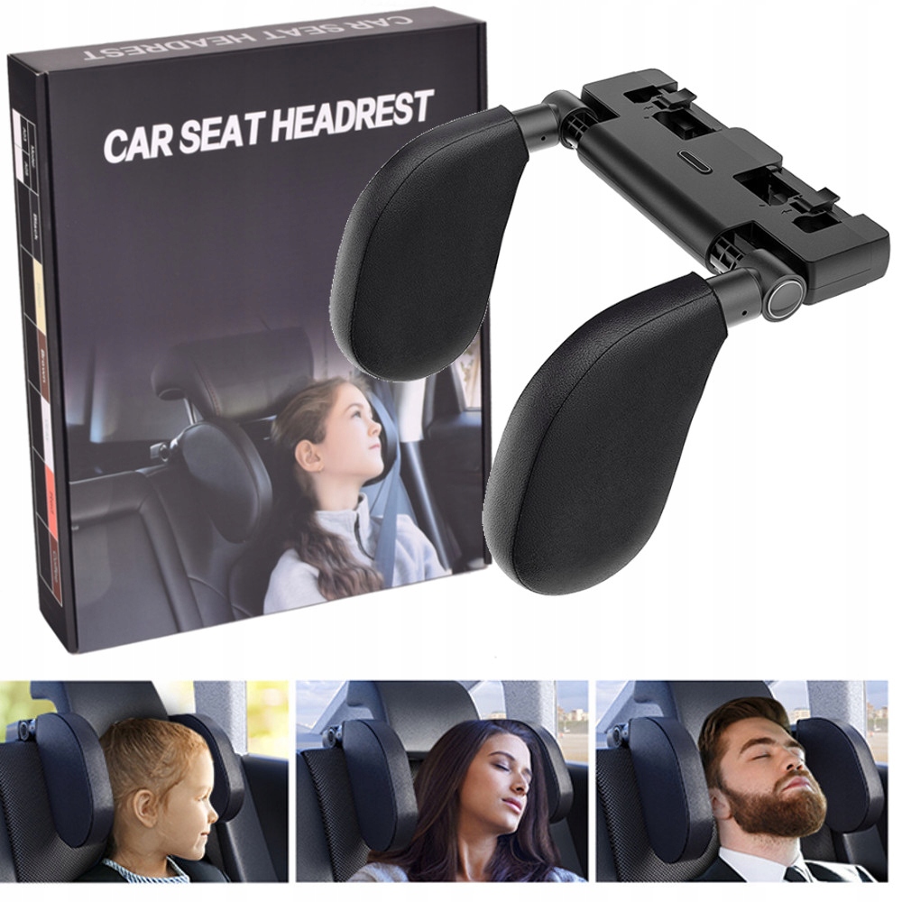 ZAGŁÓWEK samochodowy OPARCIE NA GŁOWĘ DO SAMOCHODU UCHWYT TEL HACZYK