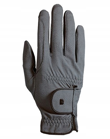 Rękawiczki jeździeckie Roeck-grip Roeckl antracyt zimowe winter szare 9,5