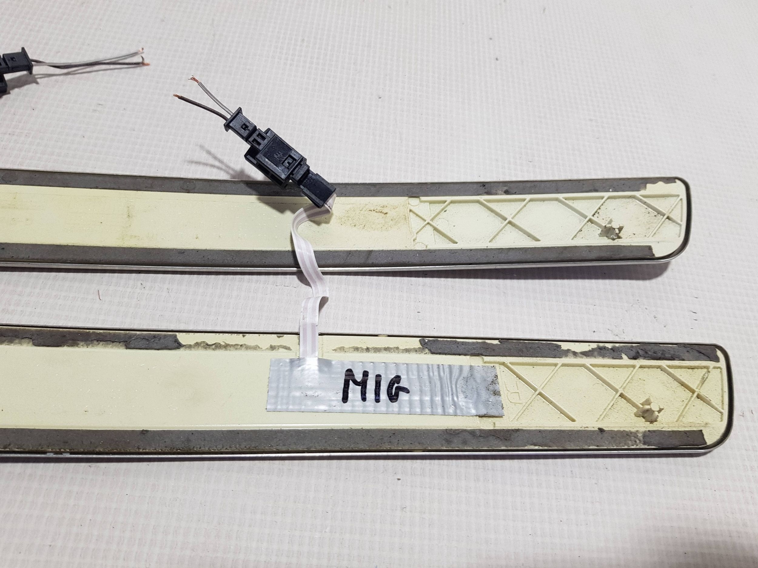 caps mouldings threshold front right left Komplet Mercedes GL X166