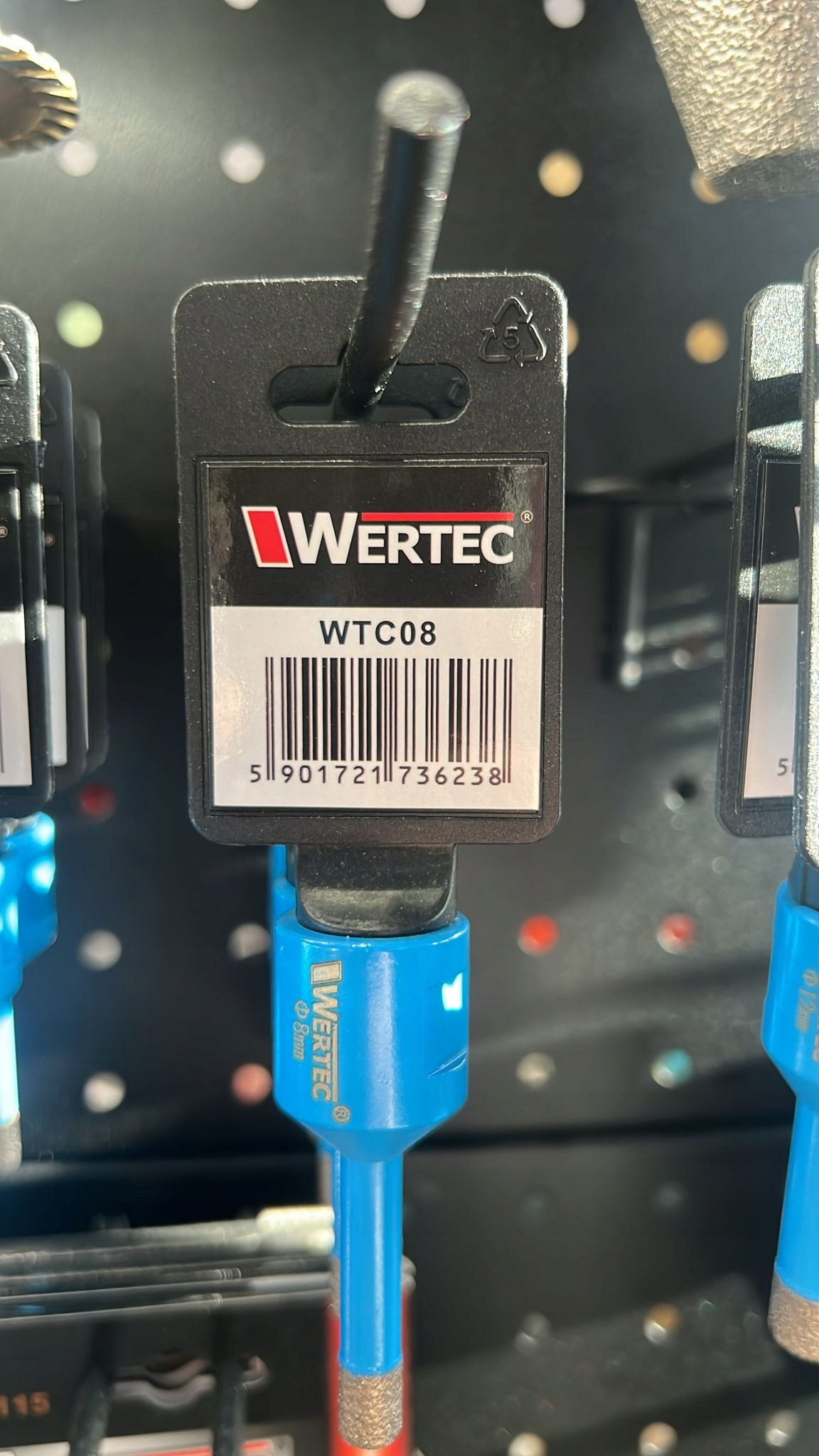 WERTEC KORONKA DIAMENTOWA BLUE 8 mm Seria WTC08