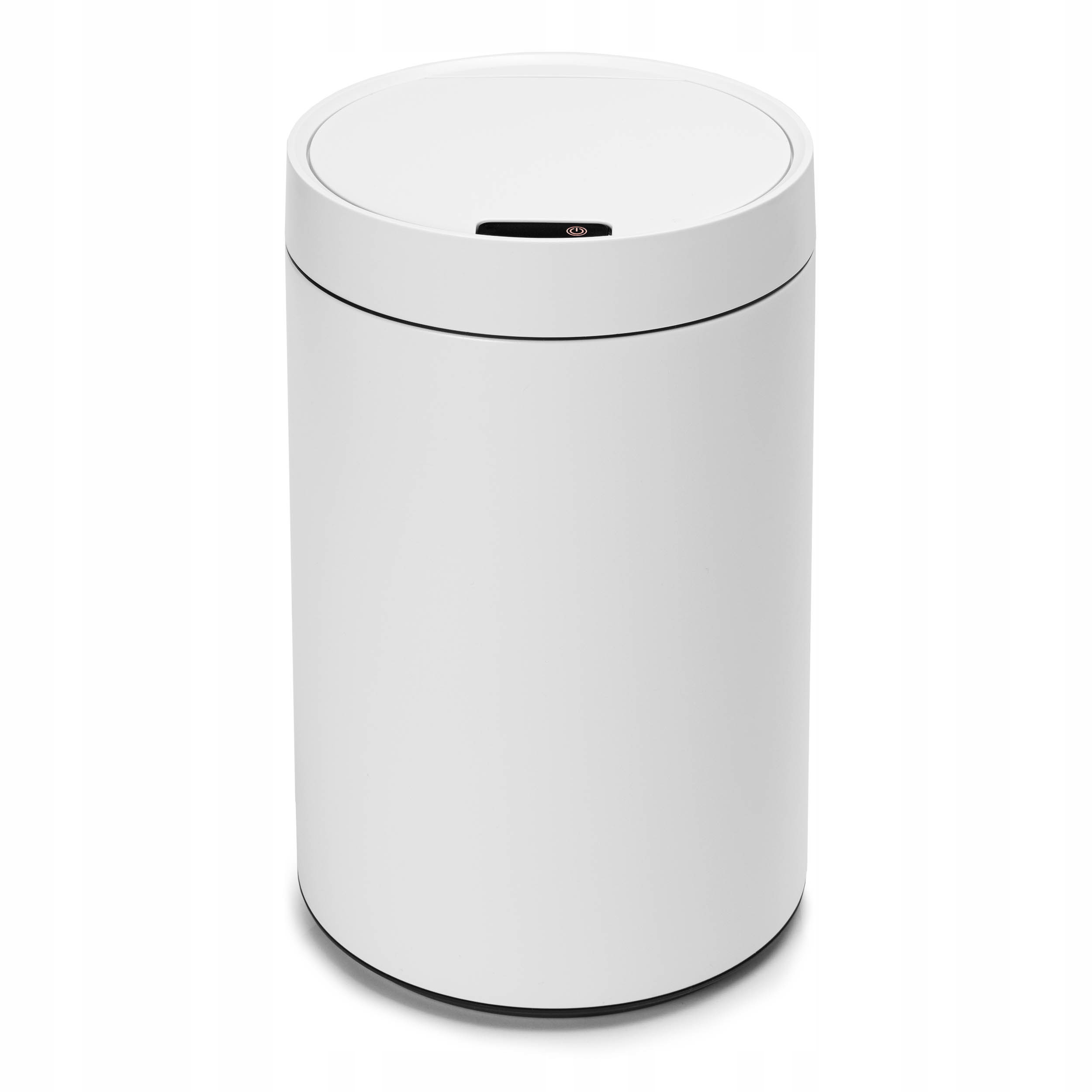 Levně Odpadkový Koš Automatický Bezdotykový Senzor Pohybu Bílý Kuchyňský